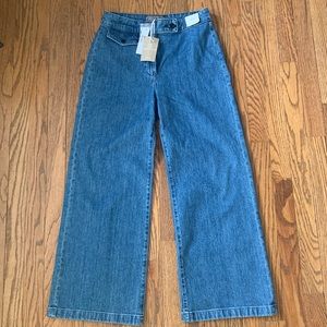 J Crew Point Sur wide leg crop pants. In tall length.